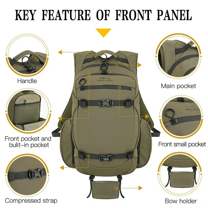 905-047# 36L Aluminum Frame Hunting Backpack With Bow & Rifle Carry | GAF Outdoor best 905-047# 36L Aluminum Frame Hunting Backpack With Bow & Rifle Carry | GAF Outdoor best