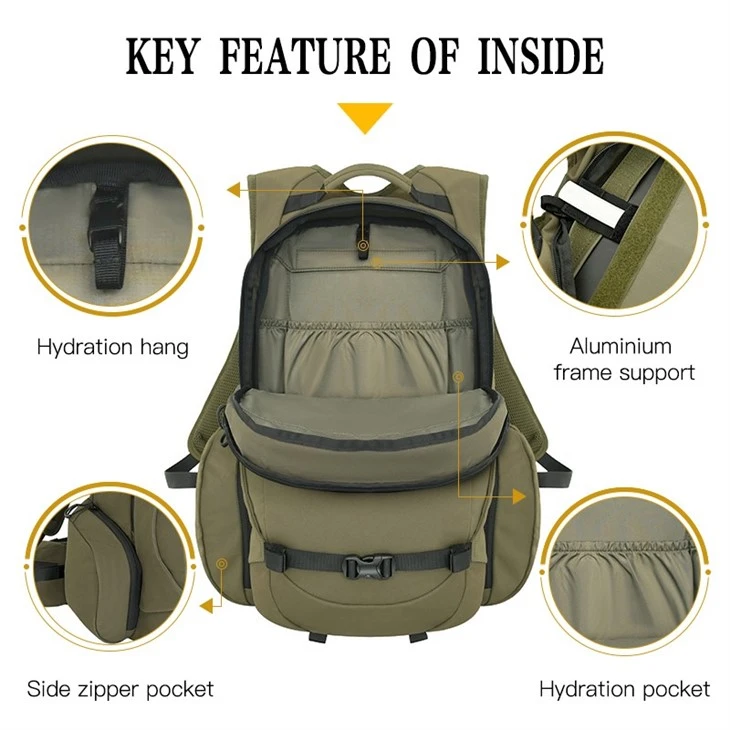 905-047# 36L Aluminum Frame Hunting Backpack With Bow & Rifle Carry | GAF Outdoor high quality 905-047# 36L Aluminum Frame Hunting Backpack With Bow & Rifle Carry | GAF Outdoor high quality