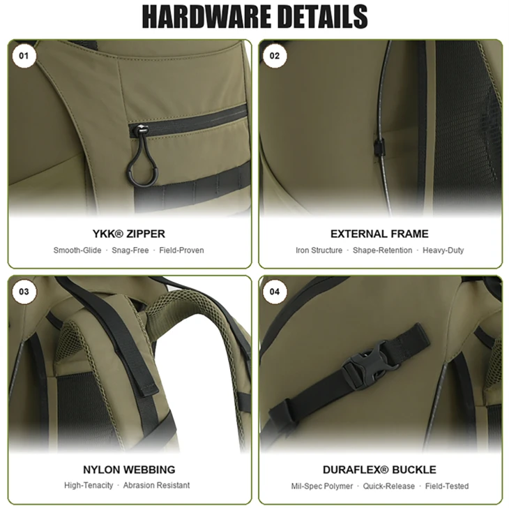 905-052# 35L Hunting Backpack With Expandable Pocket For Bow, Rifle, Scope Or Meat | GAF Outdoor high quality