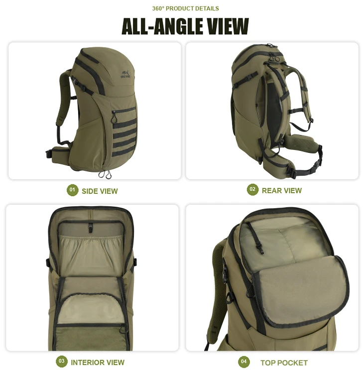 905-052# 35L Hunting Backpack With Expandable Pocket For Bow, Rifle, Scope Or Meat | GAF Outdoor suppliers