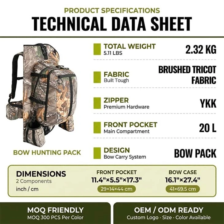 905-060# Bow Hunting Backpack With Fleece-Lined Bow Bay And 20L Gear Pack | GAF Outdoor price 905-060# Bow Hunting Backpack With Fleece-Lined Bow Bay And 20L Gear Pack | GAF Outdoor price