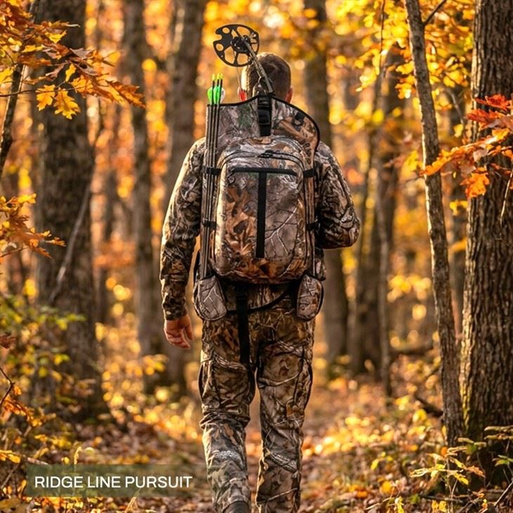 905-060# Bow Hunting Backpack With Fleece-Lined Bow Bay And 20L Gear Pack | GAF Outdoor suppliers 905-060# Bow Hunting Backpack With Fleece-Lined Bow Bay And 20L Gear Pack | GAF Outdoor suppliers