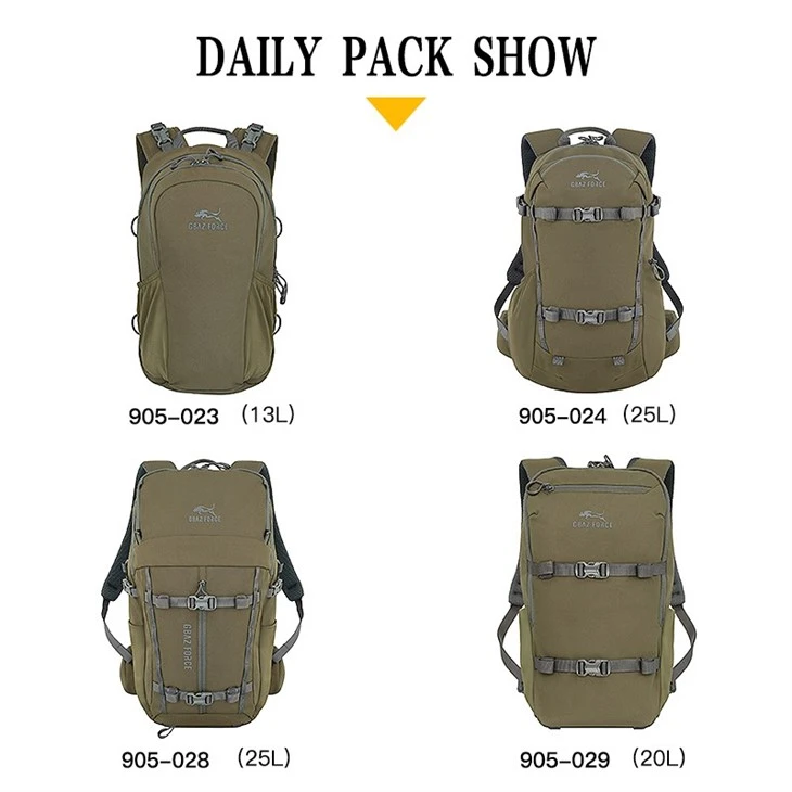 GAF 20L Lightweight Hunting Daypack (905-029) | Bow & Rifle Sling, Rain Cover | 500D Nylon Hydration Pack suppliers GAF 20L Lightweight Hunting Daypack (905-029) | Bow & Rifle Sling, Rain Cover | 500D Nylon Hydration Pack suppliers