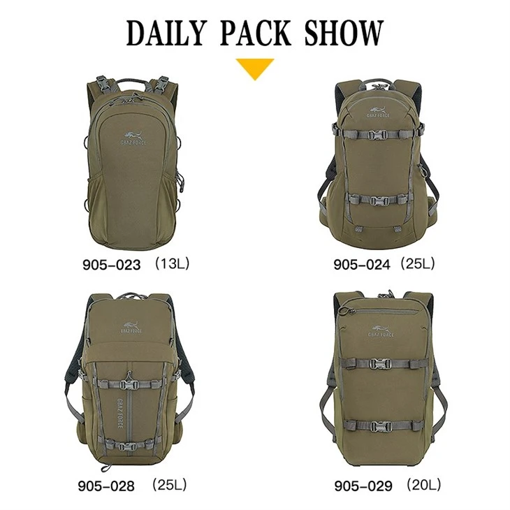 GAF Outdoor 25L Hunting Backpack | Compound Bow/Gun Carry, Hydration-Ready, 500D Nylon, DWR Protection | Modular Frame-Compatible For Big Game & Bow Hunting suppliers