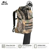 905-061# 22L Camo Hunting Daypack With External Steel Frame And 4-in-1 Front Pocket | GAF Outdoor